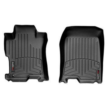 Коврики в салон Honda Accord 2008-2013, с бортом, передние, черные, Weathertech 441481