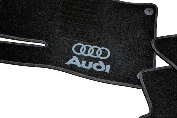 Килимки у салон (ворсові) Audi A8 2002-2009, чорні, 5шт, AVTM BLCCR1027