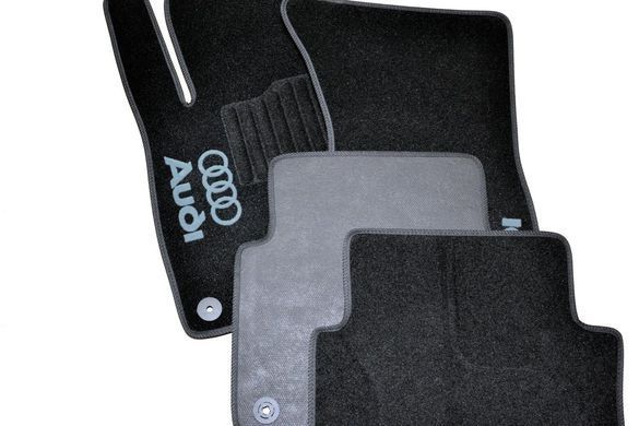 Килимки у салон (ворсові) Audi A8 2002-2009, чорні, 5шт, AVTM BLCCR1027