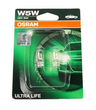 Автолампа W5W Ultra Life 12V 5W W2,1x9,5d (блистер 2шт)