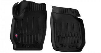 Килимки у салон Skoda Fabia 2 5J 2007-2014/Roomster 2006-2015/Praktik 2007-2014, з бортом, поліуретан, 2шт, Stingray, 5020022