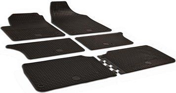Коврики в салон Ford Galaxy/Volkswagen Sharan 1996-2010, черные, 6шт, Doma, GZ 215358