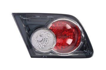 Фонарь задний Mazda 6 (GG) 2005-2007, левый, внутренний, темный, Depo, 116-1301L-LD-UE