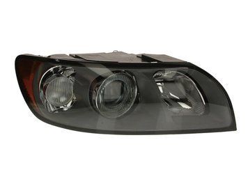 Фара передняя Volvo S40 2004-2008/Volvo V50 2003-2008, правая H7/HB3, электрическая регулировка, с моторчиком, серая рамка, Depo, 773-1118R-LD7M6
