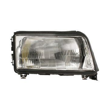 Фара передня Audi 100 1990-1994, права H4, механічне регулювання, Depo, 441-1113R-LD-E