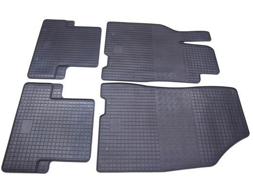 Коврики в салон Renault Megane 3 2008-/Fluence 2009-, 4шт, Polytep, 27828