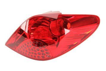 Фонарь задний Peugeot 207 2006-2009, правый, Depo, 550-1944R-UE