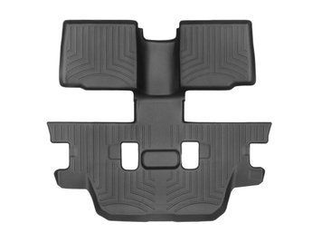 Килимки у салон Ford Explorer 2015-2019, 2/3 ряд, чорні, Weathertech 443596