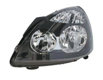 Фара передняя Renault Symbol 2002-2008/Clio 2 2001-2005, левая, черная рамка, электрическая регулировка, Forma Parts, 5604 R3-P