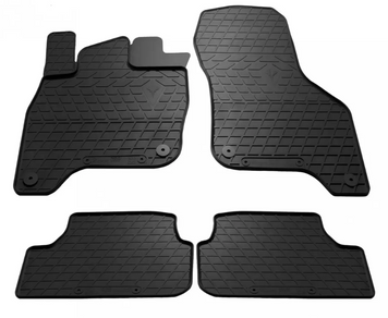 Килимки у салон Volkswagen e-Golf 2014-, з пластиковими кліпсами AV2, 4шт, Stingray, 1024384