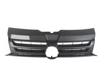 Решітка радіатора Volkswagen T5 2010-2015, чорна, AVTM, 187416991