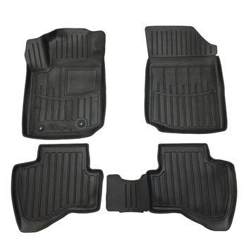 Килимки у салон Peugeot 108/ Citroen C1/ Toyota Aygo 2014- з бортом, поліуретан, 4шт Stingray 5016294