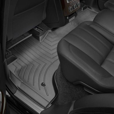 Килимки у салон Land Rover Range Rover Vogue 2013-, з бортом, задні, чорні, Weathertech 444803