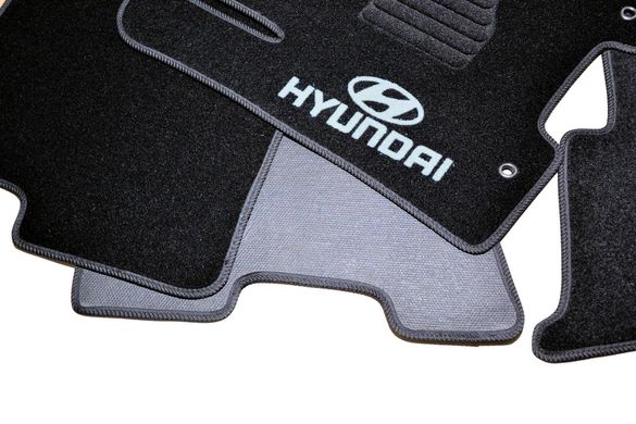 Ворсовые коврики Hyundai Tucson (2015-)/Черные, Premium BLCLX1243 AVTM